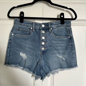 BLANK NYC Sz 28 Barrow High Waisted Denim Shorts NWT